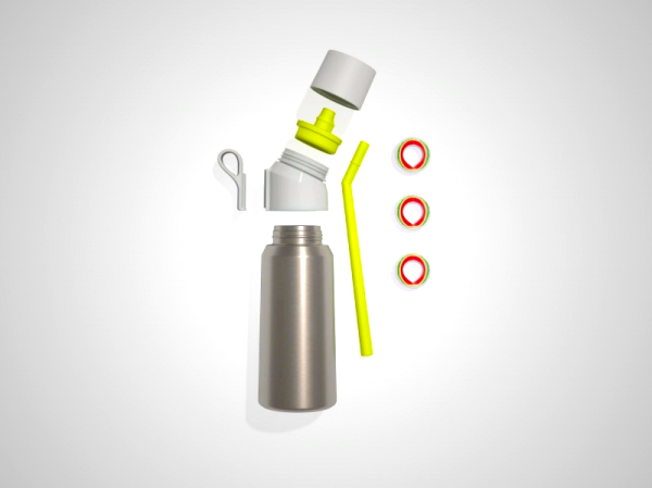 Steel Garrafa Air Up 850 ml + 3 Silver Pods | Z3OPQP22gO1